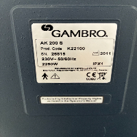 Gambro AK-200 S - Dialysis image 2